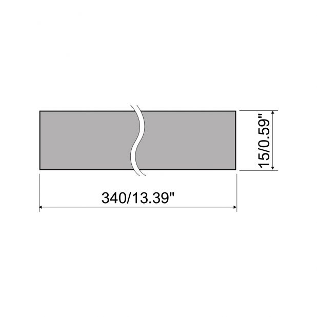 Spacer bars for adjustable dies AD25.125 and AD65.185.