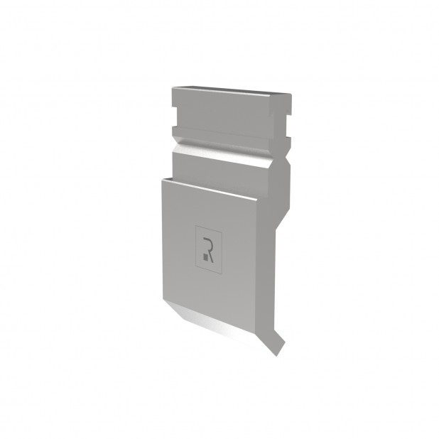 Punch R3 RFA type with Working height=115mm, α=88°, Radius=1mm, Material=42cr, Max. load=1000kN/m.