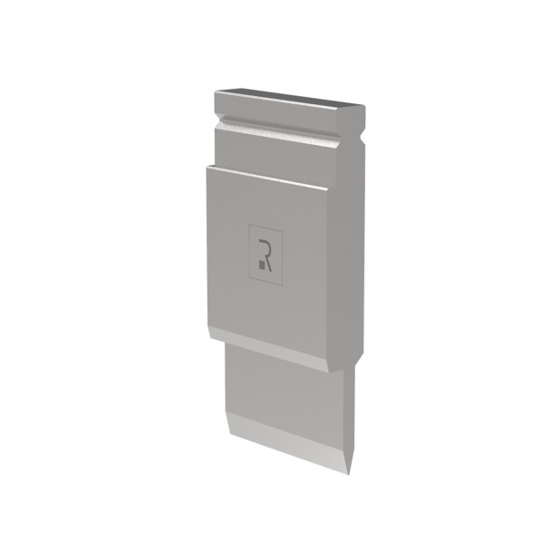 Hemming tools R2 type with Working height=158mm, α=24°, Radius=0,6mm, Material=42Cr, Max. load=800-1000kN/m