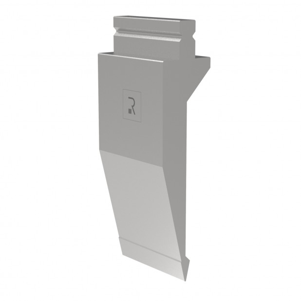 Punch R2 type with Working height=220mm, α=28°, Radius=1mm, Material=42Cr, Max. load=600kN/m.